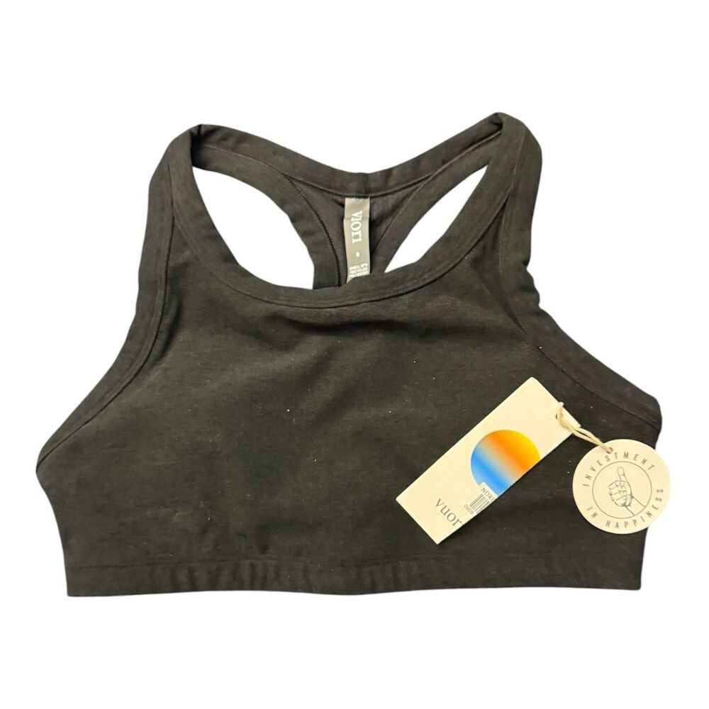 Vuori Elevation Racer Back Bra Black Women's Small New